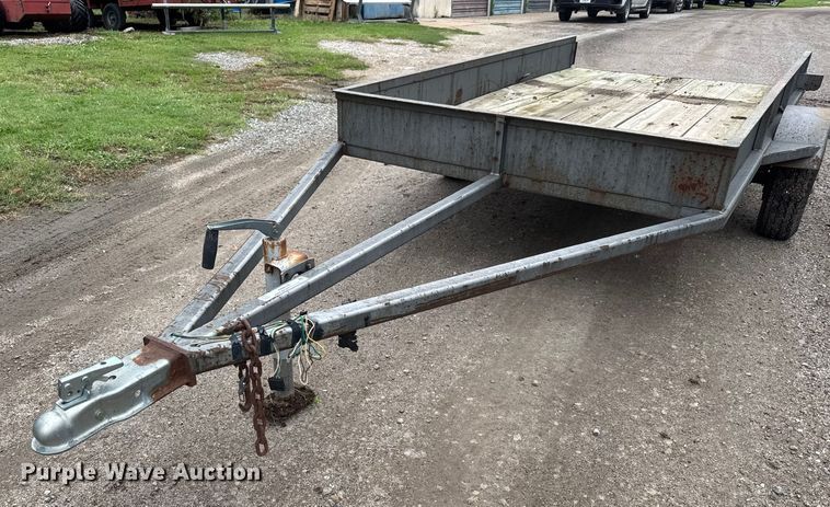 image for item EM8376 Shop built utility trailer