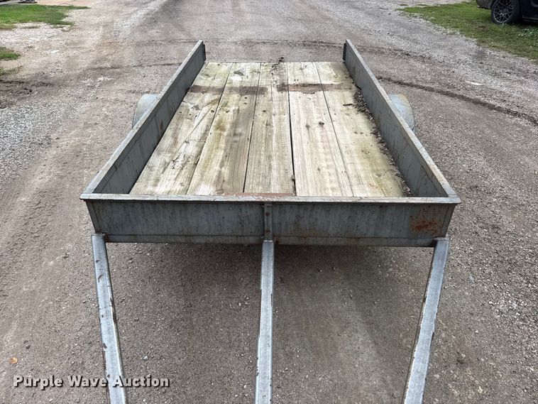 image for item EM8376 Shop built utility trailer