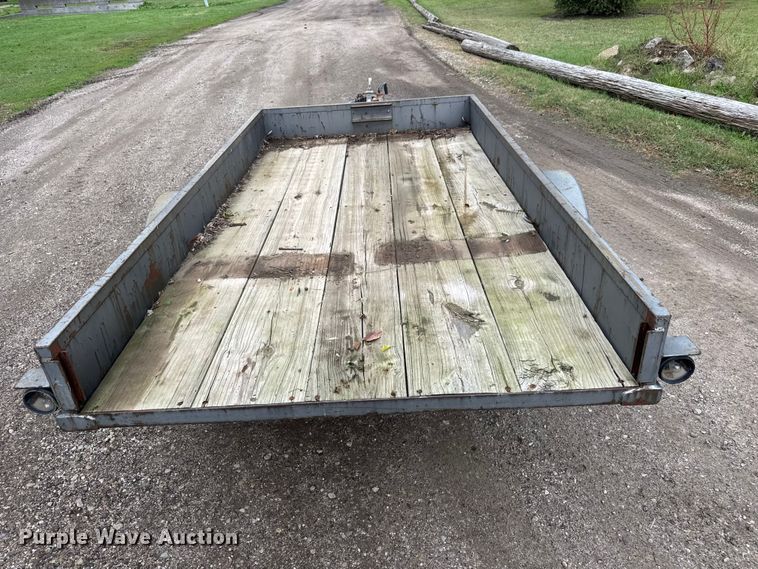 image for item EM8376 Shop built utility trailer