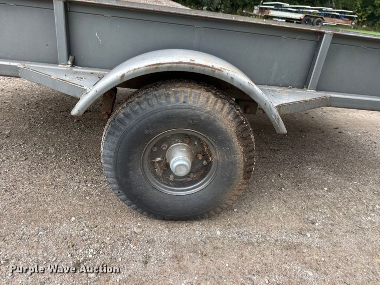 image for item EM8376 Shop built utility trailer