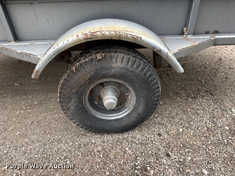 image for item EM8376 Shop built utility trailer