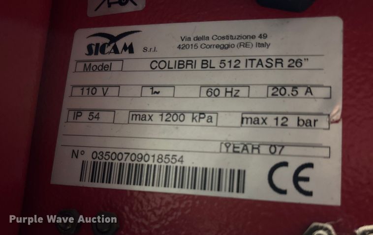 image for item EN5676 Accu-turn 326S tire machine