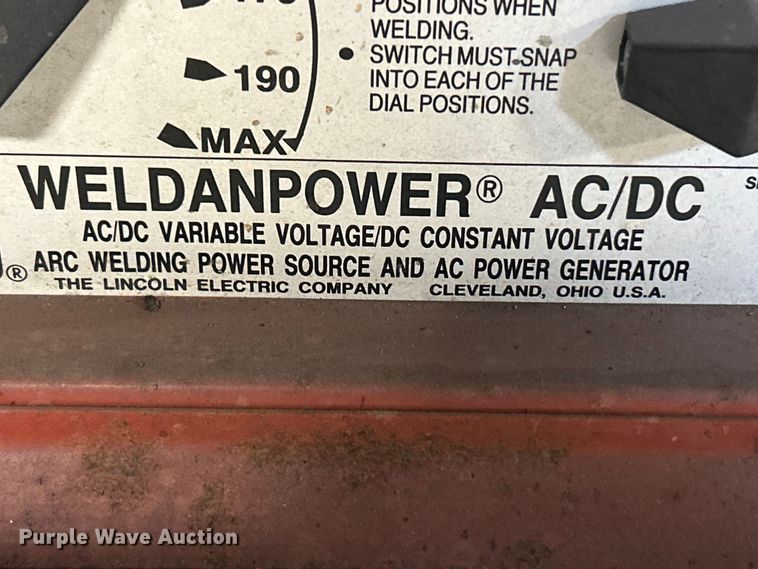 image for item ET3268 Lincoln Electric Weldanpower welder/generator
