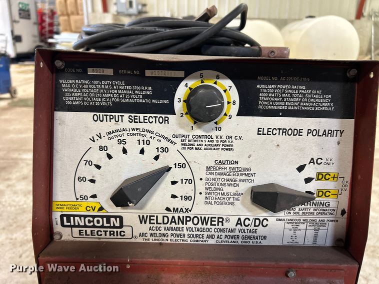 image for item ET3268 Lincoln Electric Weldanpower welder/generator