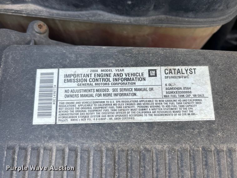 image for item ET3286 2008 Chevrolet Silverado 3500HD utility bed pickup truck