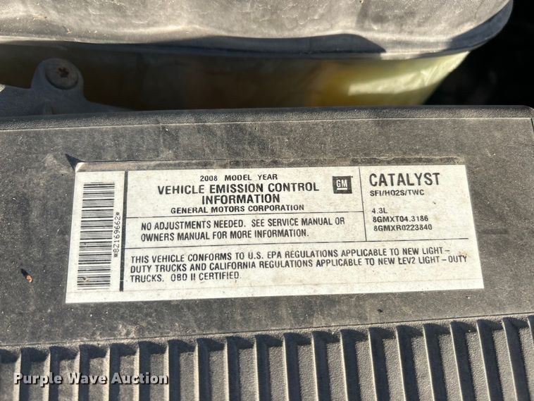 image for item ET3288 2008 Chevrolet Silverado 1500 pickup truck