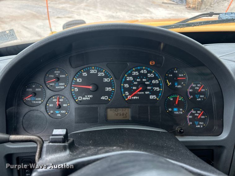 image for item ET3289 2005 International 7400 flatbed truck