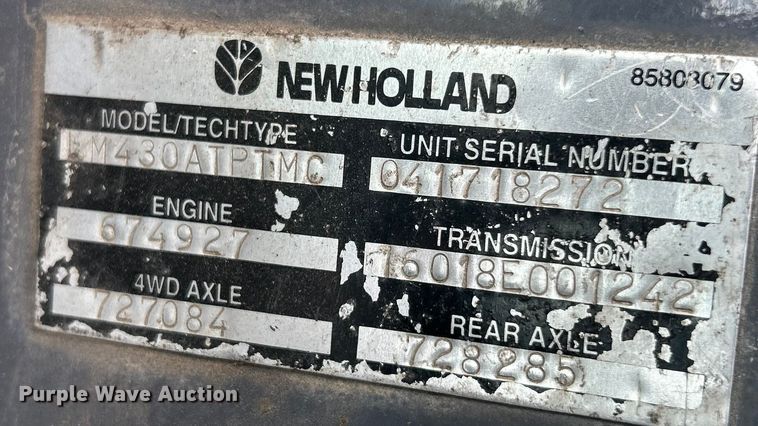 image for item ET3294 2000 New Holland LM430 telehandler