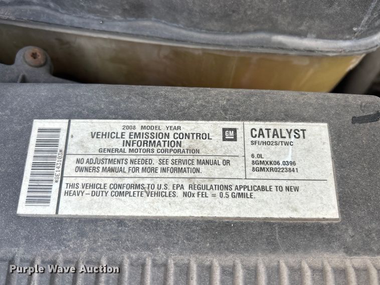 image for item ET3298 2008 Chevrolet Silverado 2500HD pickup truck