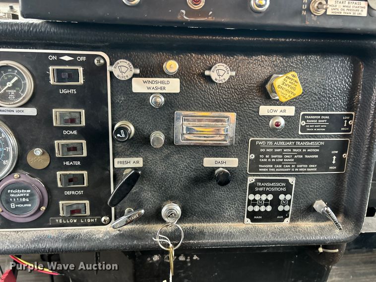 image for item ET3303 1985 FWD RB44-3231K snow blower truck