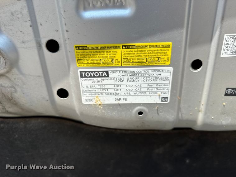 image for item EU6103 2012 Toyota RAV4 SUV