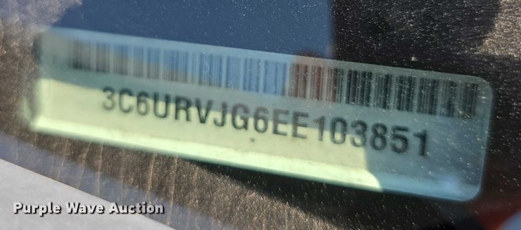 image for item FI0538 2014 RAM 3500 Promaster van