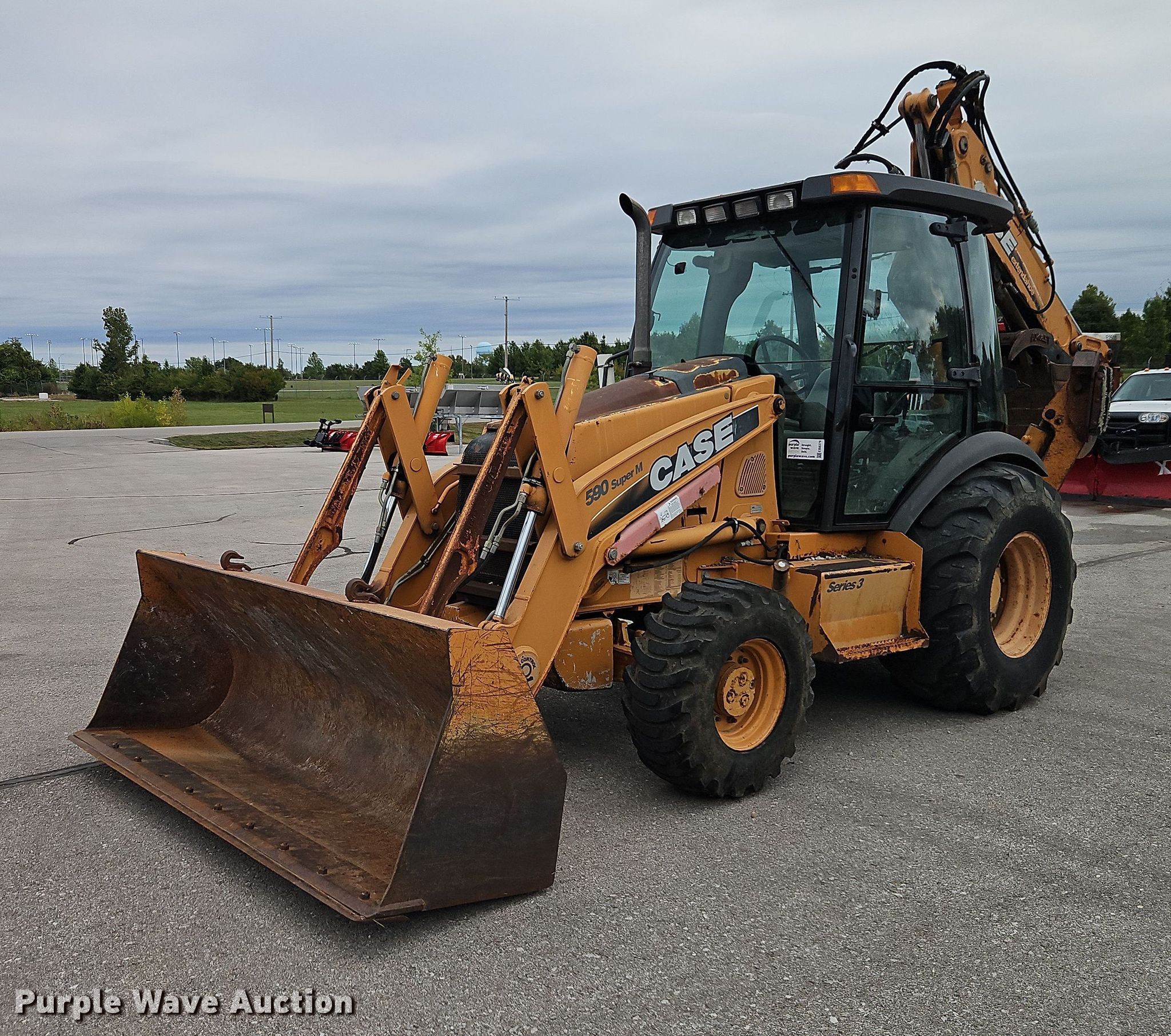 2008 Case 590 Super M Series 3 backhoe in Belton, MO | Item EB8376