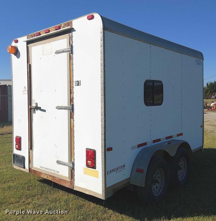 image for item DJ7831 2008 Cargo Craft enclosed cargo trailer