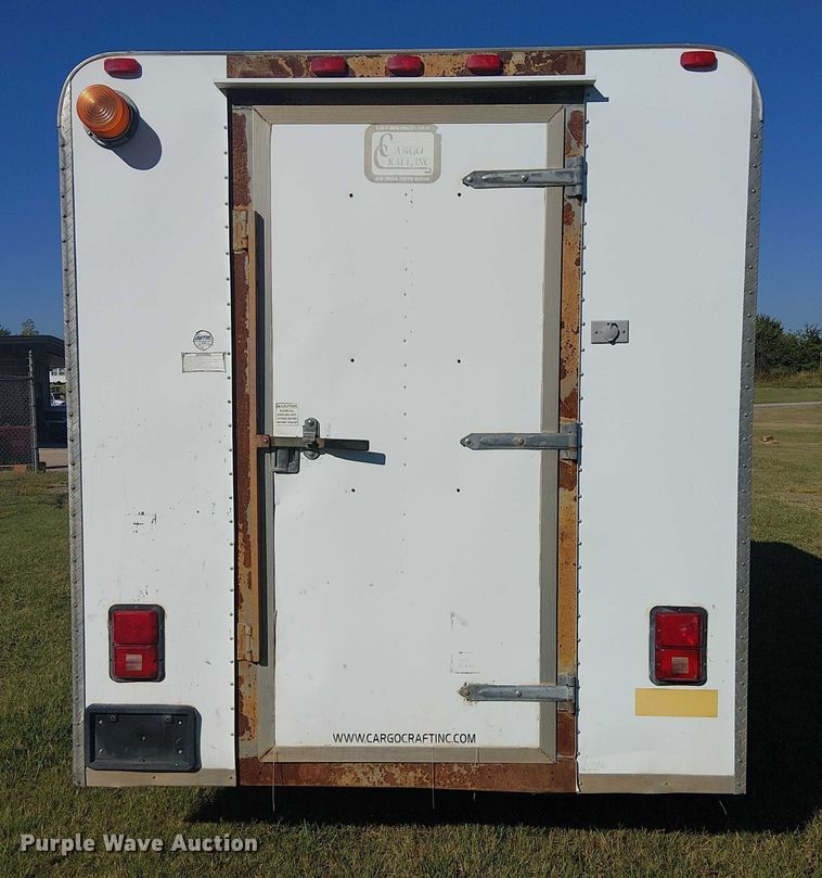 image for item DJ7831 2008 Cargo Craft enclosed cargo trailer