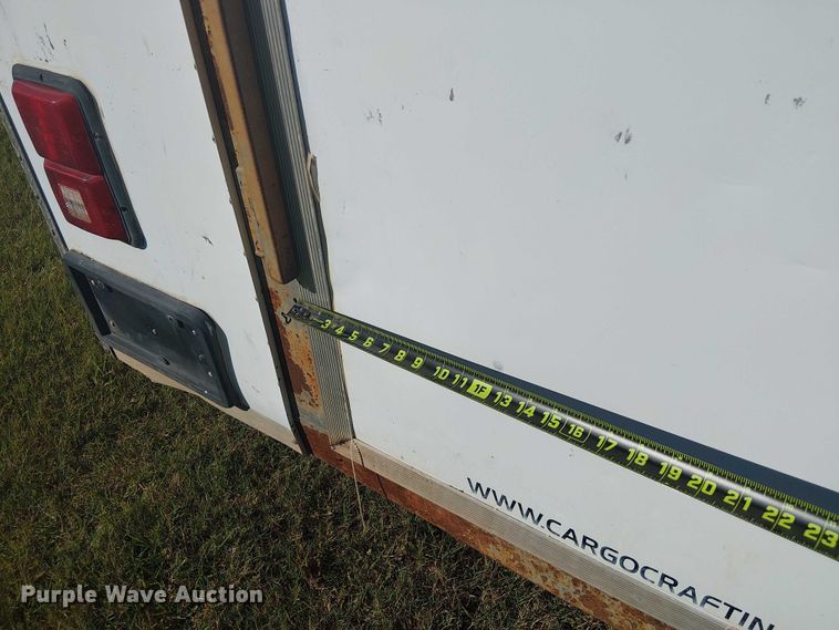 image for item DJ7831 2008 Cargo Craft enclosed cargo trailer