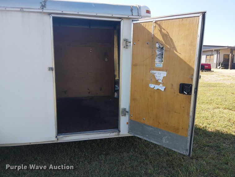 image for item DJ7833 2005 Pace American WS612SHD enclosed cargo trailer