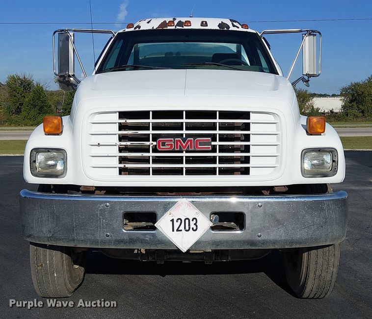 image for item DJ7856 2000 GMC C7500 fuel truck