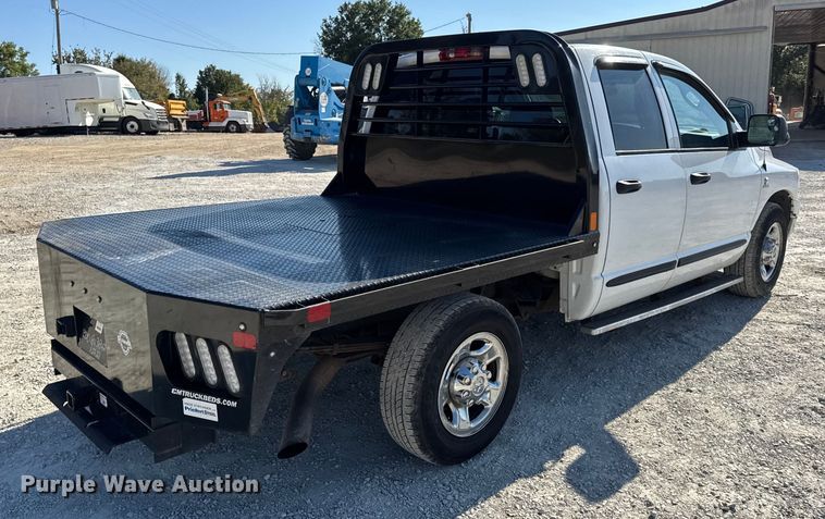 image for item DO2405 2006 Dodge Ram 2500HD Quad Cab flatbed pickup truck