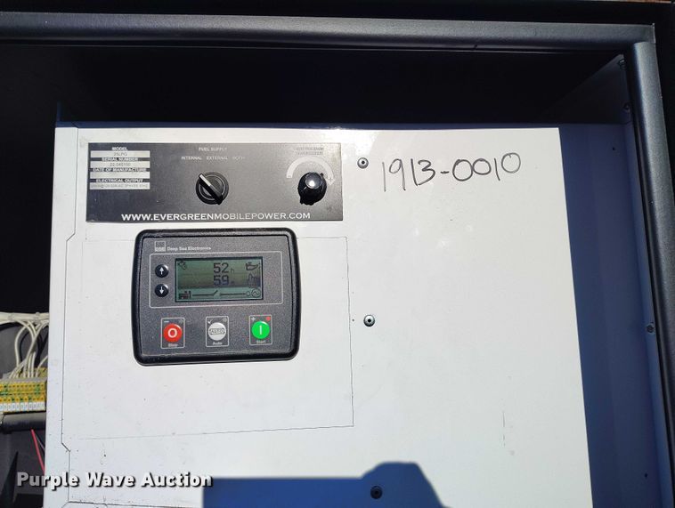 image for item DP5060 2022 Evergreen Mobile Power Juice Box 25LPG generator