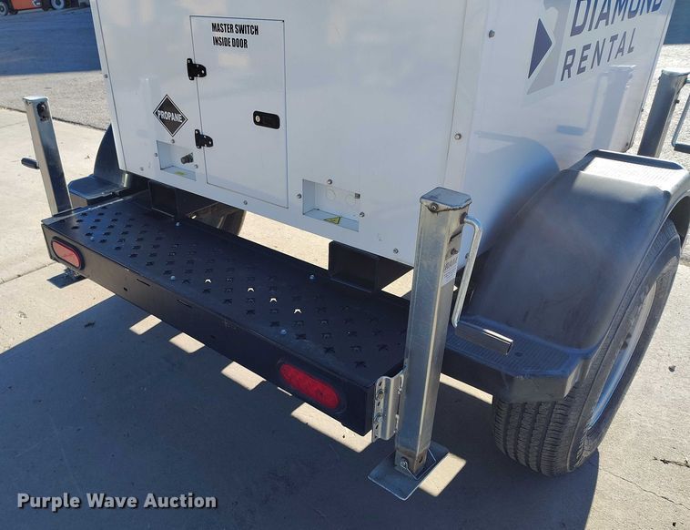 image for item DP5061 2021 Evergreen Mobile Power Juice Box 25LPG generator