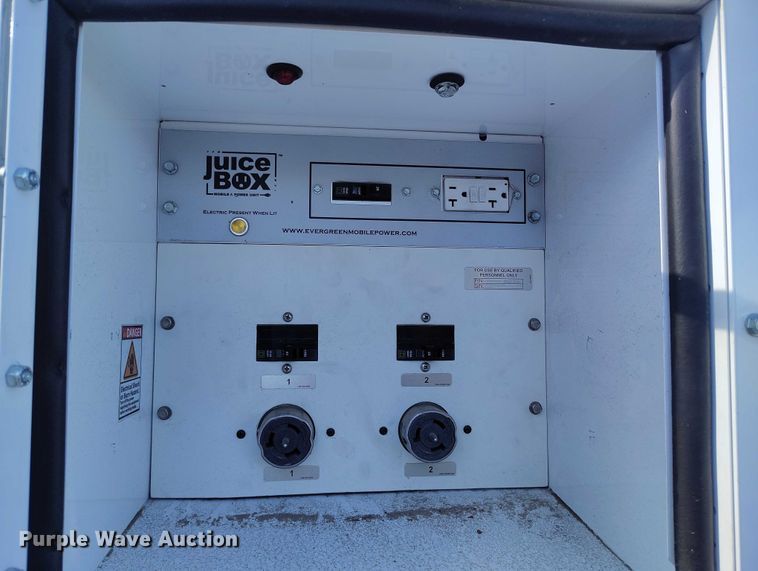 image for item DP5062 2021 Evergreen Mobile Power Juice Box 25LPG generator