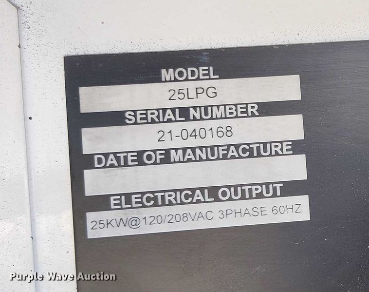 image for item DP5062 2021 Evergreen Mobile Power Juice Box 25LPG generator