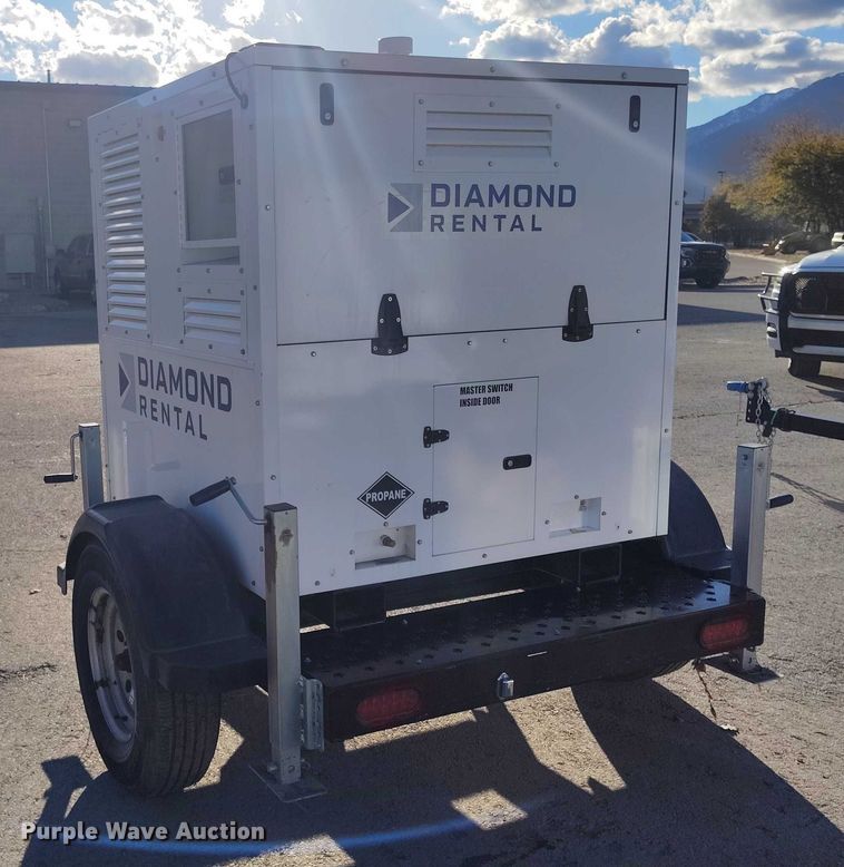 image for item DP5064 2022 Evergreen Mobile Power Juice Box 25LPG generator