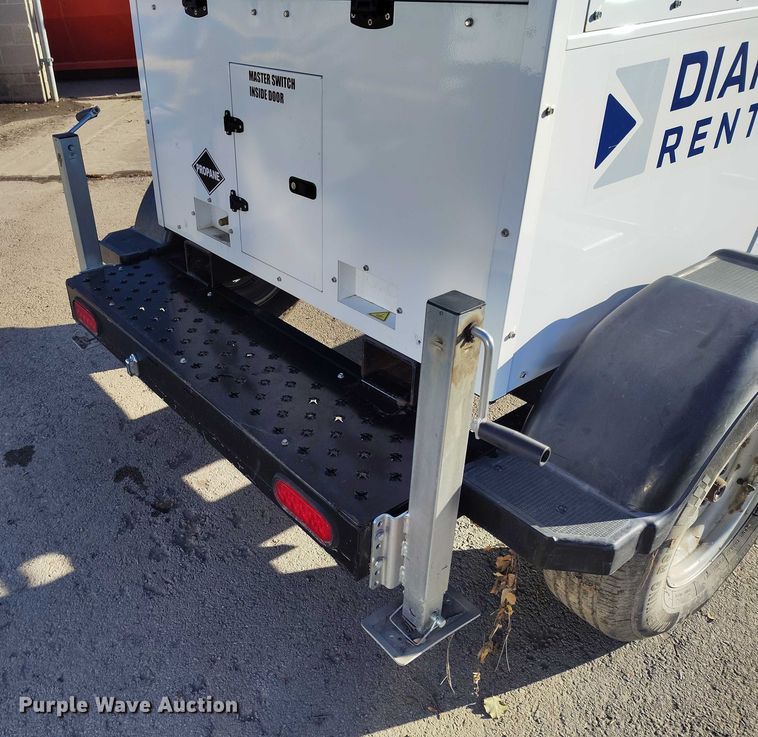 image for item DP5064 2022 Evergreen Mobile Power Juice Box 25LPG generator