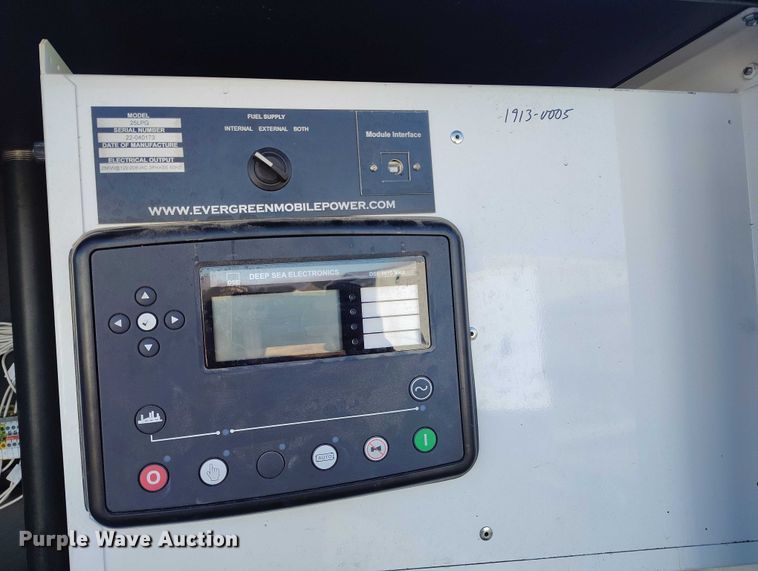 image for item DP5064 2022 Evergreen Mobile Power Juice Box 25LPG generator