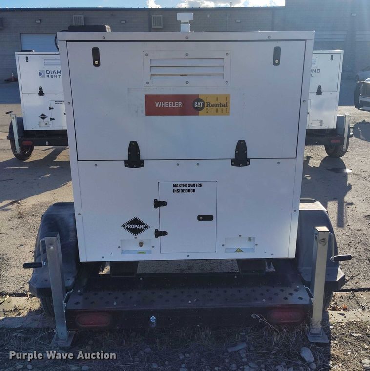 image for item DP5065 2022 Evergreen Mobile Power Juice Box 25LPG generator