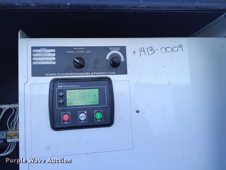 image for item DP5066 2022 Evergreen Mobile Power Juice Box 25LPG generator