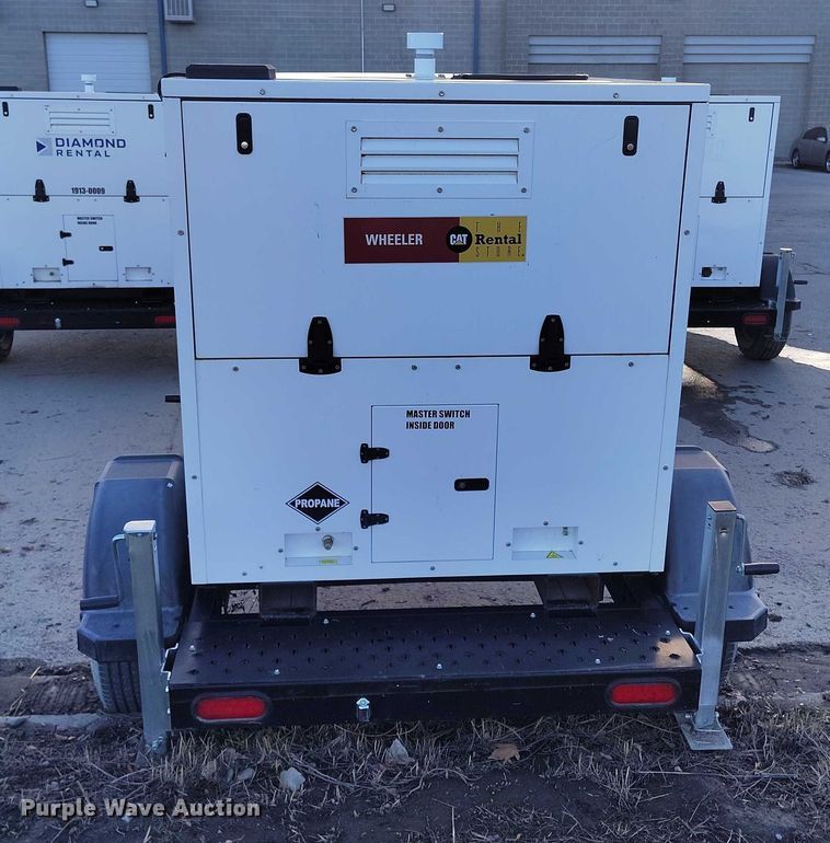 image for item DP5067 2022 Evergreen Mobile Power Juice Box 25LPG generator