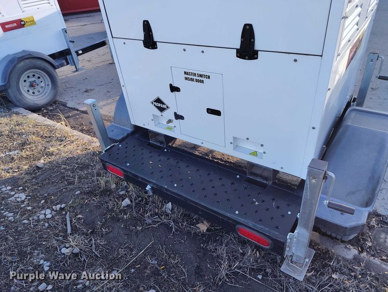 image for item DP5067 2022 Evergreen Mobile Power Juice Box 25LPG generator