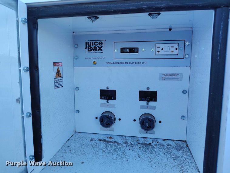 image for item DP5067 2022 Evergreen Mobile Power Juice Box 25LPG generator