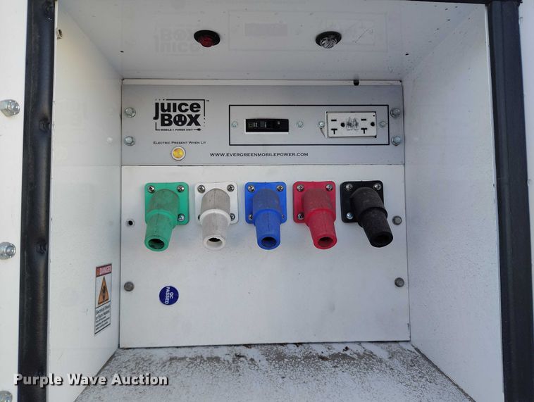 image for item DP5068 2021 Evergreen Mobile Power Juice Box 25LGP generator