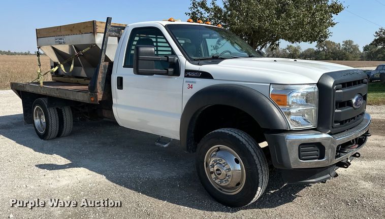 image for item DP8892 2012 Ford F550 flatbed truck