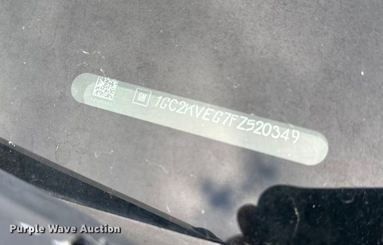 image for item DP8899 2015 Chevrolet Silverado 2500HD Double Cab pickup truck