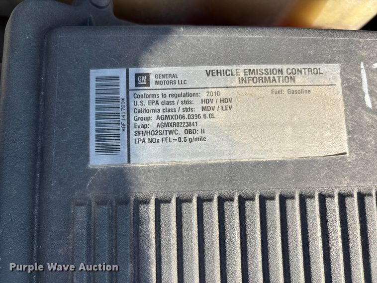 image for item DU1373 2010 Chevrolet Silverado 2500HD utility bed pickup truck