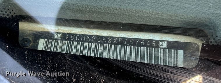 image for item DU1423 2008 Chevrolet Silverado 2500HD Crew Cab pickup truck