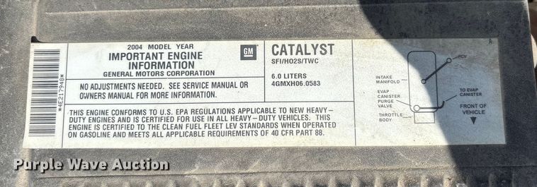 image for item DU1426 2004 Chevrolet Silverado 2500HD Ext. Cab pickup truck