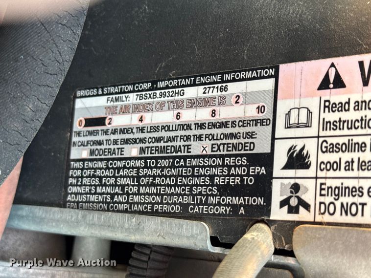 image for item DU3517 Grasshopper 335 ZTR lawn mower