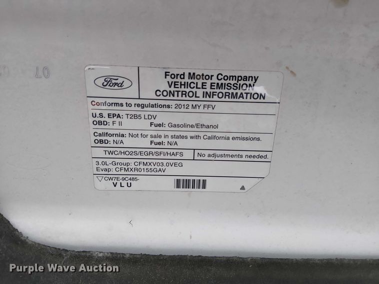 image for item DU3539 2012 Ford  Fusion 