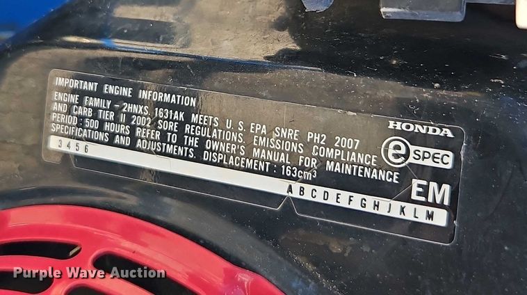 image for item DU3545 2004 BlueBird SC18 sod cutter