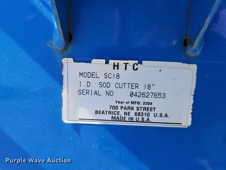 image for item DU3545 2004 BlueBird SC18 sod cutter