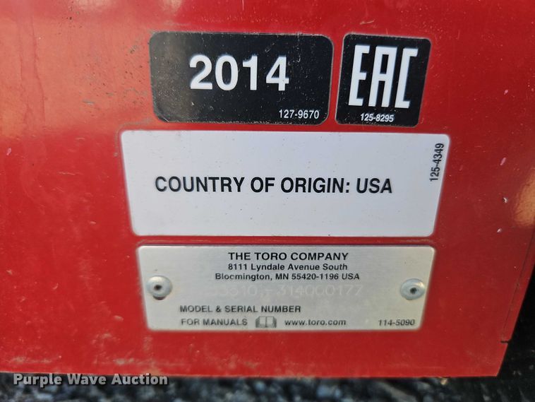 image for item DU3547 Toro 33510 seeder