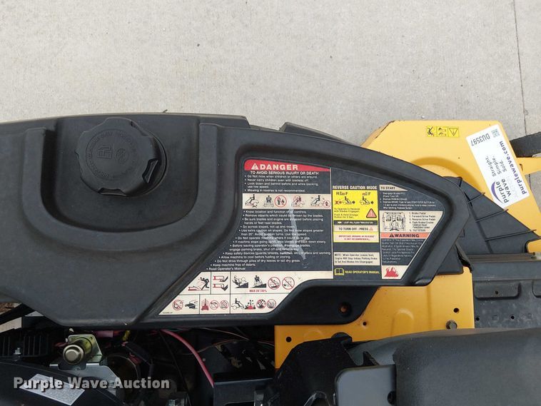 image for item DU3597 2017 Cub Cadet RZT SX lawn mower