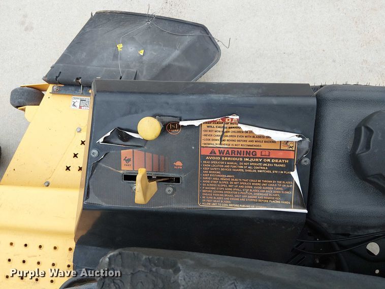 image for item DU3598 2012 Cub Cadet Z-Force S lawn mower