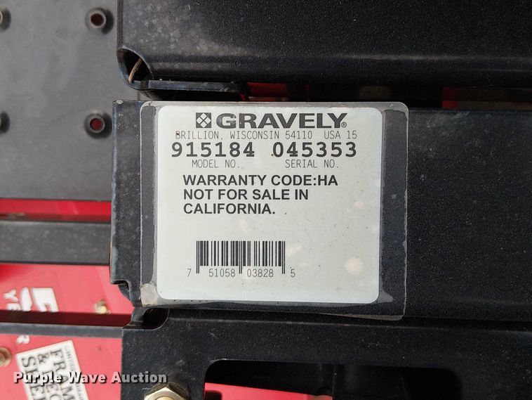 image for item DU3599 Gravely ZT 42XL ZTR lawn mower