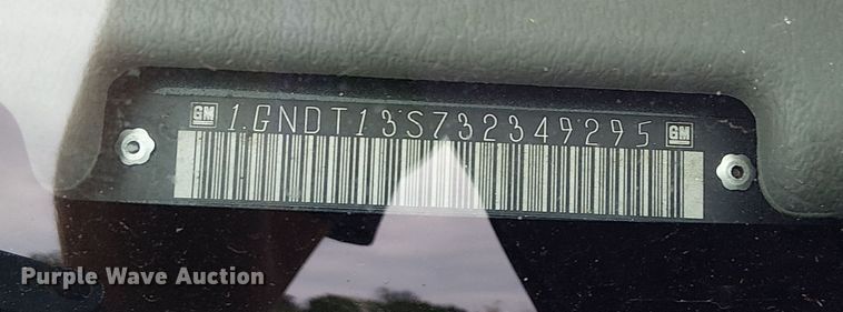 image for item DU3601 2003 Chevrolet TrailBlazer LS SUV